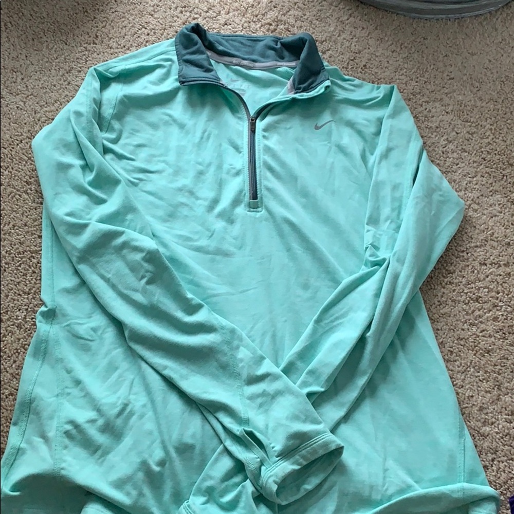 Turquoise Nike Long-Sleeve Women’s Workout Gear